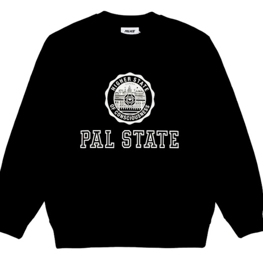 *NWT* Palace “Pal State” Crewneck (Black)